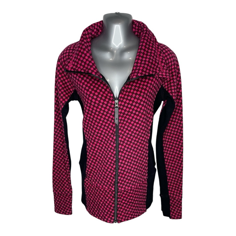 Lululemon Radiant Jacket Berry Rumble Pink and Black Women’s, Size 4 New